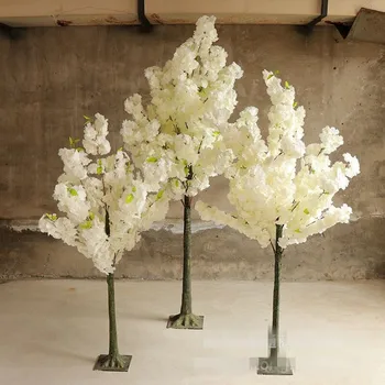 1,5 M Înălțime Artificiale Flori de Cires Copac Simulare Fals Piersic care Doresc Copaci Artă și Ornamente Florale Nunta Decor