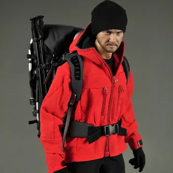 1/6 Scară de sex Masculin Soldat Roșu de Moda alpinism Alpinism Haina Jacheta Modelul de 12