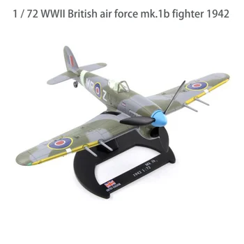 1 / 72 al doilea RĂZBOI mondial British air force mk.1b luptător 1942 Aliaj terminat modelul ornament