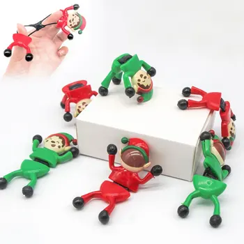 1 BUC Adulți Copii Glumă Jucărie Distractiv Flexibil Urca Oameni Arunca Lipicios Perete Jucarii de Craciun pentru copii Stil Întinde Jucărie Noutate Glumesc Prop