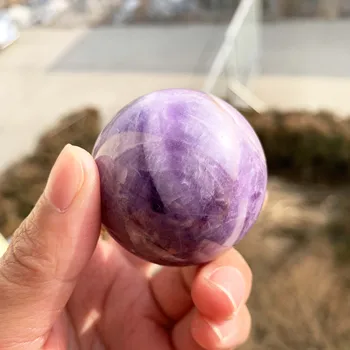 1 BUC Naturale de Cuarț Vis Ametist Sfera de Vindecare Violet glob de Cristal Pentru Acasă Decorare Cadou