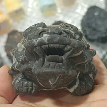 1 buc piatra Naturala mână-sculptate animal broască țestoasă cristale sculptate broasca Exorciza de vindecare reiki rău Proteja decor acasă cadouri