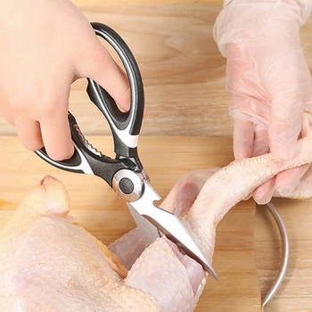 1 BUC piept de Pui cu Os Foarfece de Bucătărie din Oțel Inoxidabil Foarfeca de Pui, carne de Pasăre Pește Instrument de Bucătărie Foarfece pentru Carne la Grătar Instrument de Mână