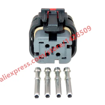 1 Set 4 Pin Mașină De Cabluri Electrice Cablaj Soclu Rezistent La Apa Plug 1.6 Serie Modificare Auto Piese 776487-2