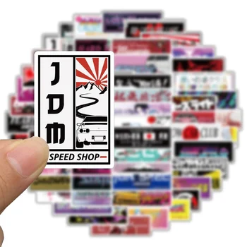 10/30/66PCS Japonia Curse Stil JDM Modificarea Skateboard Laptop Telefon Autocolant pentru Valiza Jurnalul Kawaii Decal Autocolant