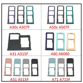 10 Buc Pentru Samsung A30S A31 Singur A50S Sim Card Tray Cititor de Carduri SD Socket Slot Suport piesa de schimb