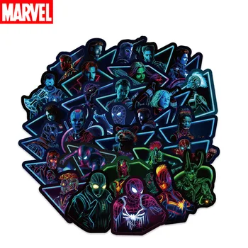 100 Buc Avengers Marvel Impermeabil Autocolante De Desene Animate Disney Figura Anime Spiderman Iron Man Thanos Personalizate De Moda Autocolant