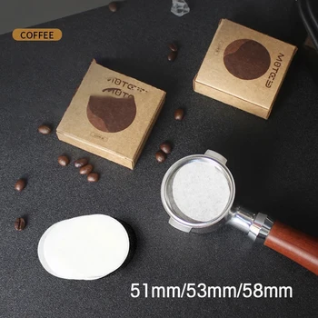 100 Buc/cutie Hârtie de Filtru Cafea 51mm/53mm/58mm Mașină de Cafea Mâner Secundar de Separare a Apei din Hârtie de Filtru de Cafea Accesorii
