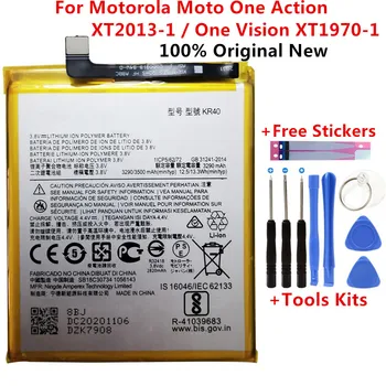 100% Original, Nou 3500mAh KR40 Telefon Mobil Acumulator de schimb Pentru Motorola Moto O Acțiune XT2013-1 / O Viziune XT1970-1