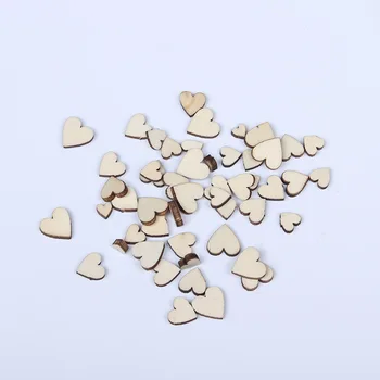 1000pcs 6-12mm din Lemn Mini Dragoste Inimile Confetti Nunta Decoratiuni de Masă Ornamente Cardmaking Scrapbooking Meserii