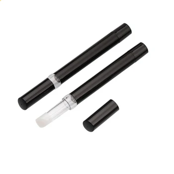 100buc 3ml Negru Gol poftă de mâncare Pen Container Cosmetice Luciu de Buze Aplicatoare Lichid Tub