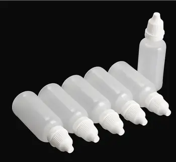 100BUC din Plastic LDPE împotriva accesului copiilor Dropper Sticle de Ulei Lotiune Reîncărcabile Sticla