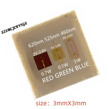 100BUC SMD LED Emc 3030 Chips-uri 2W RGB Rosu Verde Albastru Margele Pentru Iluminat cu LED Alb Cald Suprafață de Montare PCB Diodă Emițătoare de Lampa