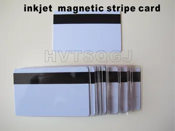 100buc transport gratuit cr80 inkjet printabile pvc bandă magnetică card Voor Epson Ro Canon Inkjet Printer Witte Lege Kaart