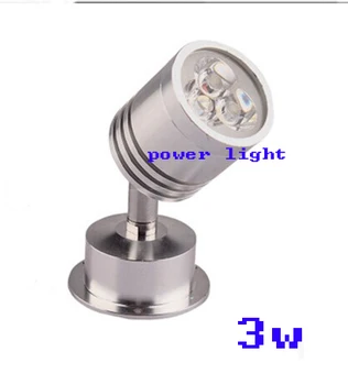 10buc 3W Mini Lumină Led-uri Pentru Afișare Bijuterii Prezenta Sub Tejghea Cabinet Tableta Lampa Transport Gratuit Aluminiu