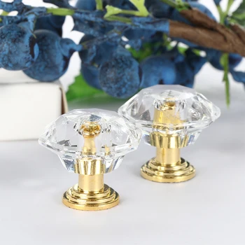 10buc Acrilica Cristal Butoane Sertar Dulap Trageți Mânerul Ușii Buton în Formă de Diamant Cabinet Buton Home Accesorii de Mobilier