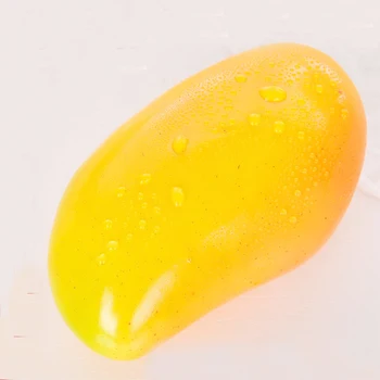10buc dimensiuni mari, de culoare galben Înaltă imitație artificială Fals Fructe mango&plastic artificial, fals simulat culoare galben mango