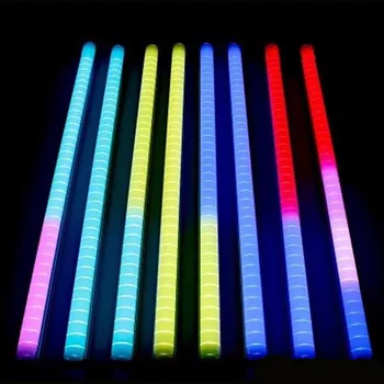 10buc LED Neon Bar 1m dc24v dmx512 rgb Digital cu LED-uri Tub/Tub cu LED-uri Rgb de Culoare rezistent la apa Afara buliding decor
