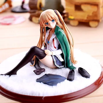12cm Anime Cum de a ridica o plictisitoare Figura Uniforme Kasumi ga Oka Uta PVC figurina de Colectie model jucării copil cadou