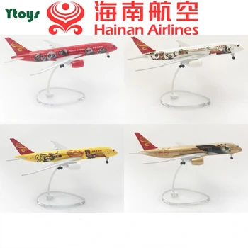 16cm China, Hainan Airlines Boeing B787 Model de Avion Panda Aeronave turnat sub presiune, Metal 1/400 Scară Avion de Jucărie pentru Copii Cadou de Colectie
