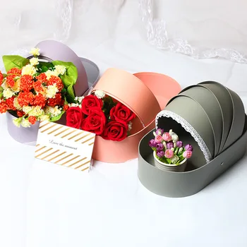 1buc Creative Leagăn Cutie de Flori de Trandafir Aranjament floral Cos Cadou Boxs Nunta Casa Decor de Crăciun de decorare cutie