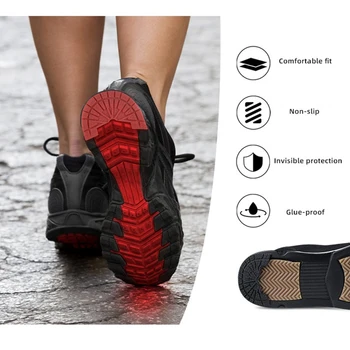 1pair DIY Talpa de Cauciuc Pantofii de Îngrijire Anti-alunecare Tampoane de Pantofi cu Toc Protector Unic Pentru Adidasi rezistent la Uzura Tălpi Autocolant