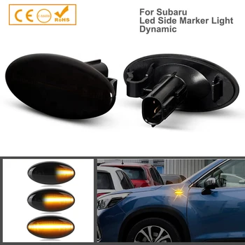 2 buc LED-uri Dinamice de poziție Laterale Lumini de Semnalizare Lămpi Pentru Subaru Forester Impreza G12 WRX Stella R15 2008-2019 Accesorii Auto