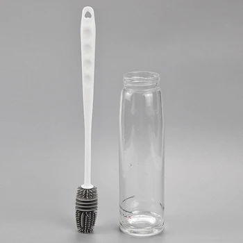 2 BUC Silicon Cupa Perie Cupa Scruber Curat de Sticlă Bucătărie Instrument de Curățare Mâner Lung Bea paharul de vin Sticla Cupa de Sticla Curat