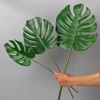 2 buc Simulare Plante de Plastic Testoasa Frunze de Nunta Aranjament de Flori Fundal de Decor Acasă Ghivece cu Plante Verzi Frunzele Plantelor