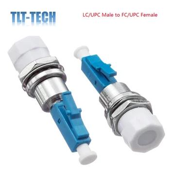 2 Bucati/Pachet Fibra Optica Adaptor Conector LC/UPC Masculin la FC/UPC Hibrid de sex Feminin Modul Single 9/125um