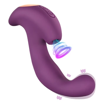 20 De Moduri De Femeie Vibrator 2 In 1 Clitoris Supt & G Sport Vibratoare Femei Vagin Stimulator Clitoris Sex Mașină De Jucarii Sexuale Pentru Femei