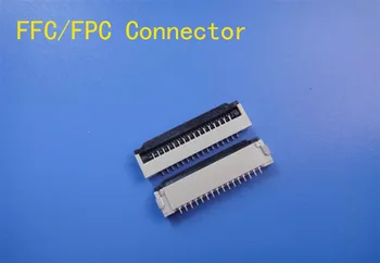 2000pcs FFC/FPC conector 1mm 4 5 6 7 8 10 12 14 16 18 20 22 30Pin Sertar Tip Panglică Plat Conector Top Contactul rolă ambalare