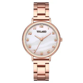 2021 Noua Moda Design Elegant din Oțel Inoxidabil Femei Cuarț Ceasuri Colorate femei ceas de lux Relojes Femme relogio feminino