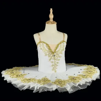 2022 Noi pentru copii Profesionist de Balet Tutu Dress Fată Dans în Costum Copil de Performanță Balerine Tutu Copii Copil Rochie de Carnaval
