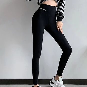 2023 Vara Noi High-End de Lux pentru Femei Talie Elastic de Înaltă Elastic Strans Pielea de Rechin Jambiere de Moda de Înaltă Talie Pantaloni de Yoga