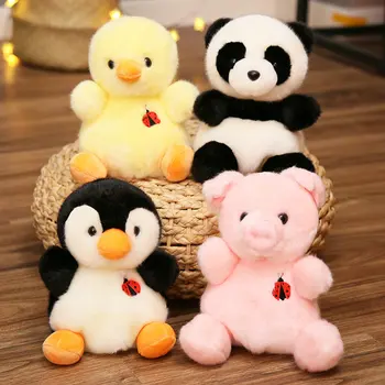 20cm Rață Drăguț Panda Jucărie de Pluș Moale Umplute Canapea Pernă Urs Perna Animal Baby Doll Copii de Anul Nou Chinezesc Cadou de Crăciun