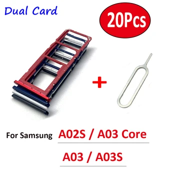 20Pc，Original Micro Cartelei Nano SIM Tray Slot Chip Titularul Accesorii Adaptor Priza Pentru Samsung Galaxy A02S A03S A03 Core