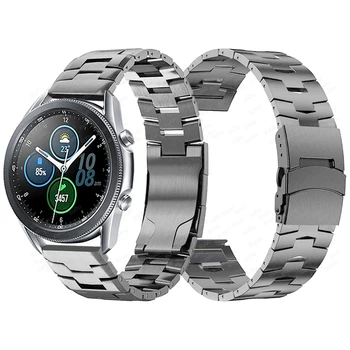 22mm Metal de Titan Watchband Pentru Samsung Galaxy Watch 3 45mm Smart watch Band Bratara Pentru Galaxy Watch 46mm Bratara Curea
