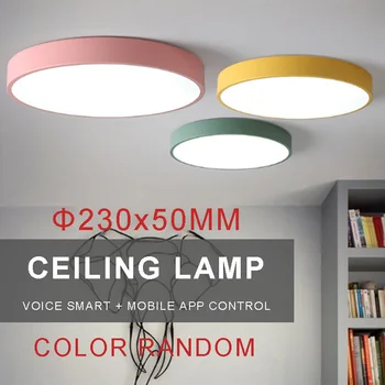 23cm Voce Inteligent APP de Control CONDUSE de Plafon Lumina Lampa de 9W Pentru Alexa Google app Acasă conduse de plafon lumina