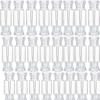 24 de Piese Luciu de Buze Tuburi Formă de Bomboane Luciu de Buze Recipiente Reîncărcabile Clar Containere Balsam de Buze pentru Femei Fete DIY Cosmetice