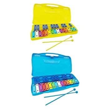 25 Notă Xilofon Cu Case Colorate Jucărie Muzicală Perfect Reglate Instrument Pentru Adulți, Copii Și Copii Mici