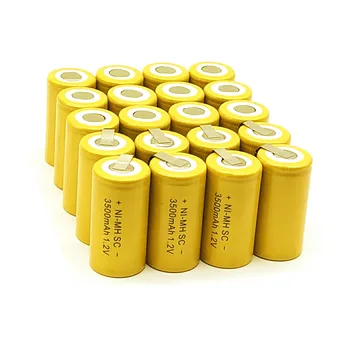 25Pcs /Lot de Înaltă Calitate SC Baterie Reîncărcabilă NI-MH 1.2 V 3500mAh, Cu Tab-uri, Pentru Unelte Electrice