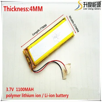 3.7 V 1100mAh 402777 Litiu-Polimer Li-Po, li-ion Reîncărcabilă de celule de Baterii Pentru Mp3 MP4 MP5 mobil GPS bluetooth