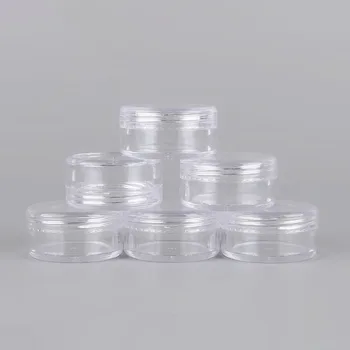 30/50pcs Goale de Plastic Cosmetice Clar Reîncărcabile Oală Borcane de Sticle alcătuiesc Cosmetice Containere cu Capace pentru Crema Lotiune