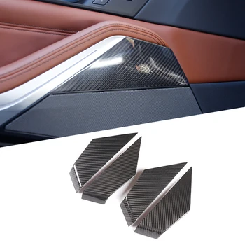 4 Buc Real Fibra de Carbon Pentru BMW X5 G05 X7 G07 2019 2020 Masina Usa de Interior Panou Decorativ Ornamental Accesorii Auto