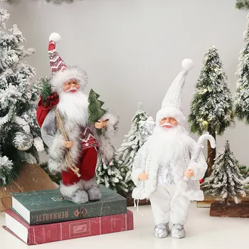 40cm Moș Crăciun Doll Figurine 2023 Pom de Crăciun Ornament Crăciun Fericit Decoratiuni Pentru Casa Navidad Natal Cadouri de Anul Nou
