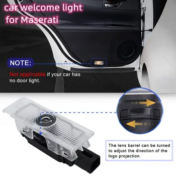 4buc Pentru Maserati Levante 2016 - 2019 Quattroporte2009 - 2018 Ghibli 2014 - 2018 Portiera Semn Proiector LED Lumina de bun venit Lumina