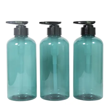 500ML/17oz Plastic PET Lotiune Pompa de Sticlă Albastru Șampon Gel de Duș Ambalaje Goale Dozator de Săpun Acasă Baie Pompa de Sticle 10buc