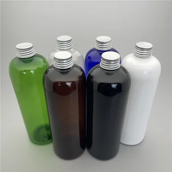 500ML X 15 Goale de Plastic Container Cosmetice din Aluminiu Șurub Capac de Sampon de Spalat Pachet Sticle 500g Sapun Lichid, Lotiune de Sticle