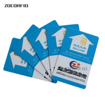 500pcs/lot Fudan Chip SLE4442 Contact Cu Smart Card Personalizat de Imprimare
